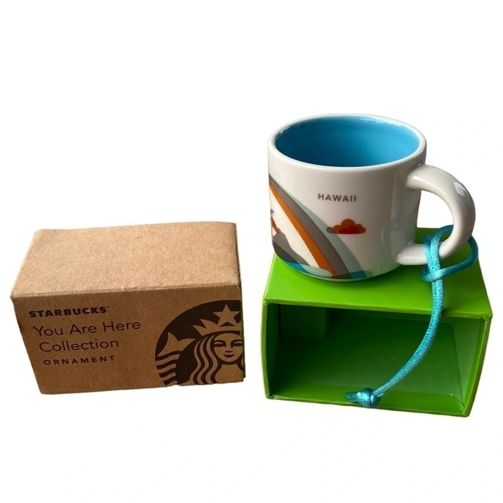 Starbucks You Are Here Collection Ornament HAWAII Mug 2oz